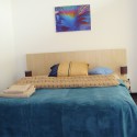 Blue room - bed