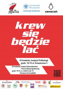 plakat Krwiecień